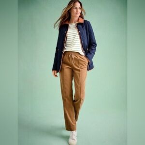 Talbots Quilted Barn Jacket Navy‎ Size LP